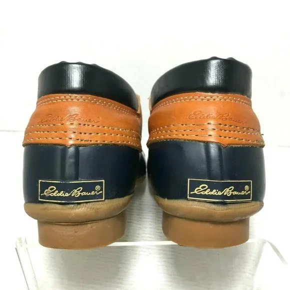 Eddie Bauer Duck Rain Boots Shoes Lace Up 8 M - Picture 4 of 8